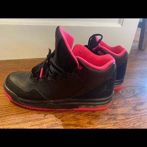Jordan Flight black and pink sneakers
